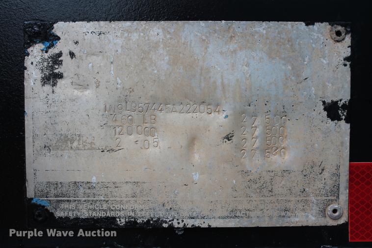 image for item DD4966 2005 Nuttall 460LB drop deck equipment trailer