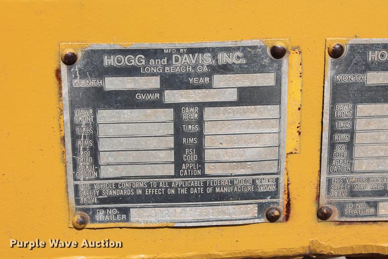 image for item DD4968 1984 Hogg Davis H135 CPT tensioner puller