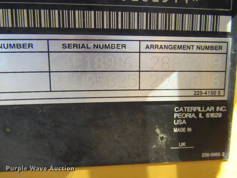 image for item DD5690 2011 Caterpillar 420E backhoe