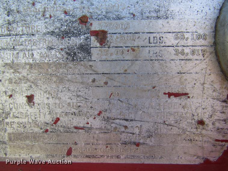 image for item DD5692 2006 Globe low boy equipment trailer