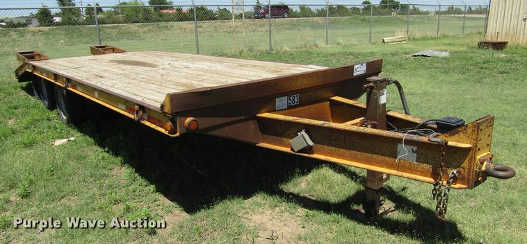 image for item DD5694 2006 Belshe equipment trailer