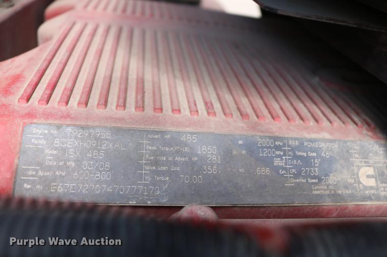 image for item DD8239 2009 Kenworth T800 semi truck