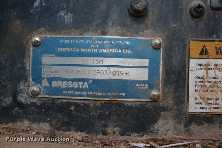 image for item DD8275 2005 Dresser TD15M dozer