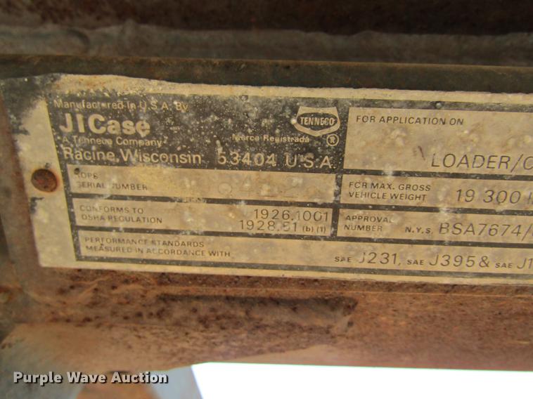 image for item DD8473 1978 Case 450B track loader