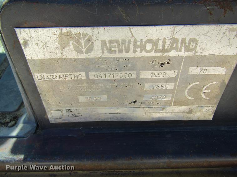 image for item DD8489 2000 New Holland LM430 telehandler