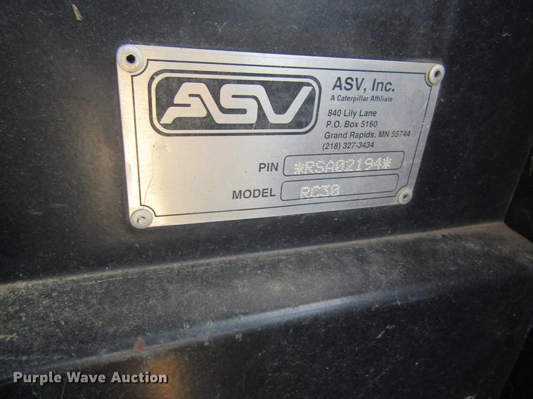 image for item DD8499 2000 ASV RC-30 skid steer