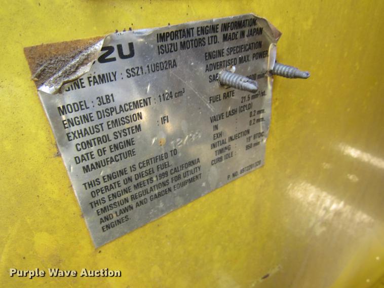 image for item DD8503 1999 Wacker LT4 light plant