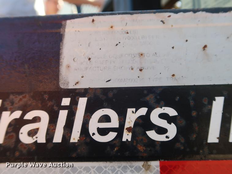 image for item DD9588 2009 Lamar utility trailer with mud jack system