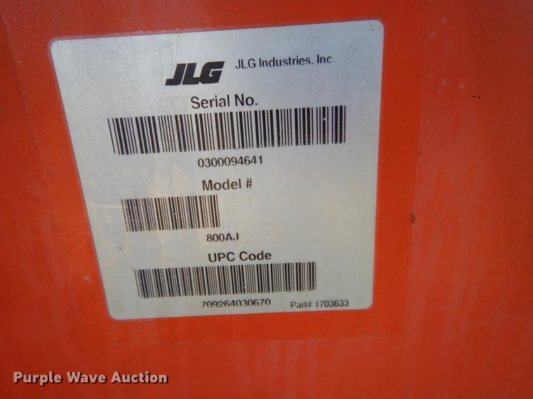 image for item DE1759 2006 JLG 800AJ Sky Power boom lift