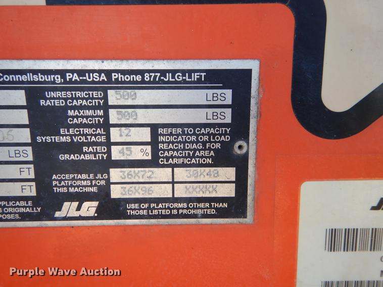 image for item DE1759 2006 JLG 800AJ Sky Power boom lift