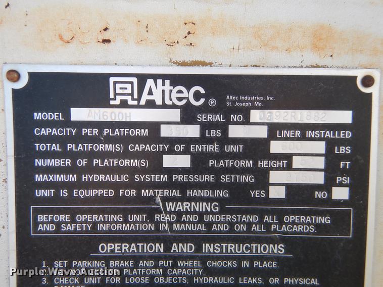 image for item DE1788 1992 GMC TopKick SL bucket truck