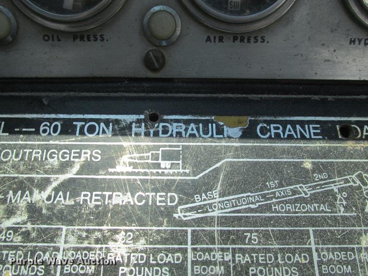 image for item DE3677 P & H T600XL truck crane