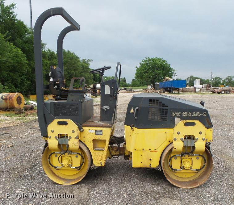 image for item DE3678 1995 Bomag BW120AD-3 double drum vibratory roller