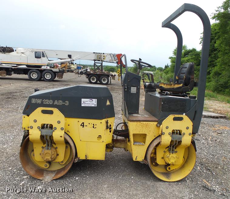 image for item DE3678 1995 Bomag BW120AD-3 double drum vibratory roller