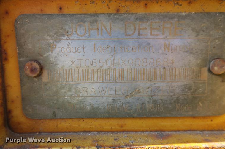 image for item DE3679 2002 John Deere 650H LGP dozer