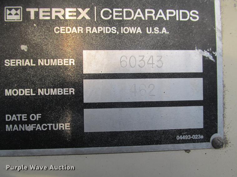 image for item DE3680 Cedarapids CR462 paver