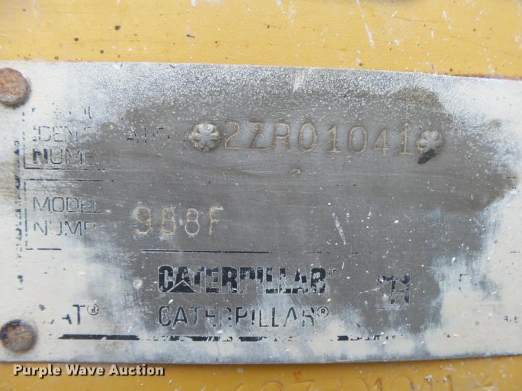 image for item DE3683 1997 Caterpillar 988F Series II wheel loader