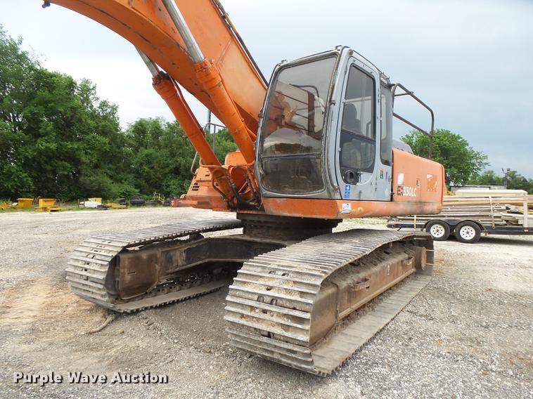 image for item DE3684 2000 Hitachi EX330LC excavator