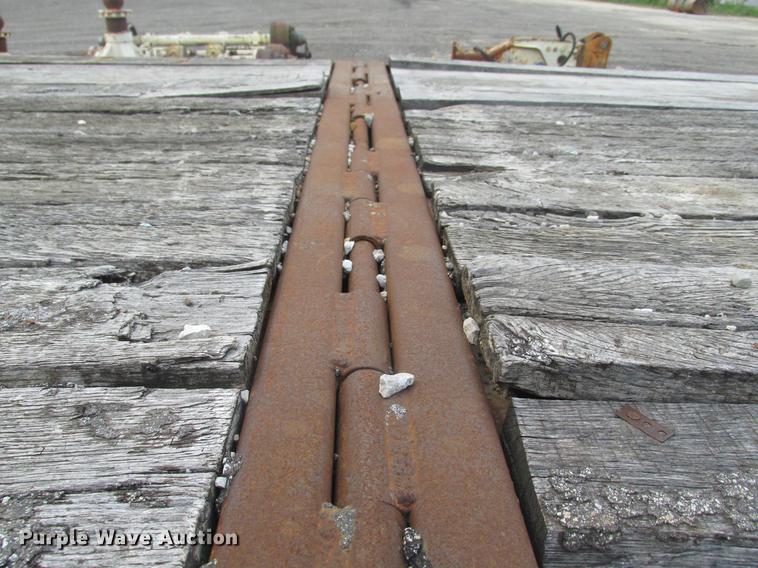 image for item DE3685 1997 Ledwell HT48102 drop deck equipment trailer