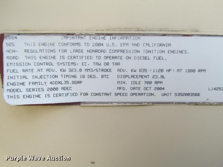 image for item DE3686 Kohler Power Systems 750 power unit