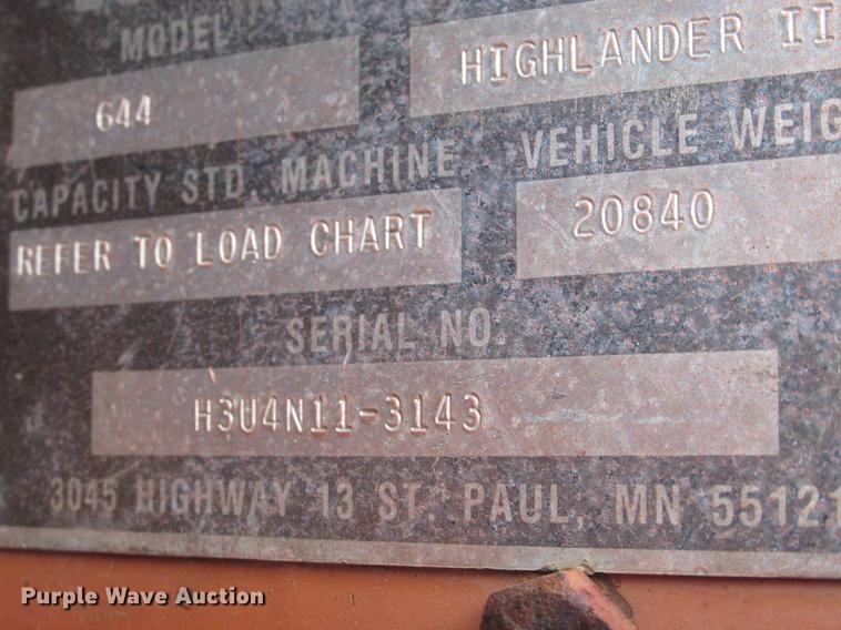 image for item DE3699 Lull 644 telehandler