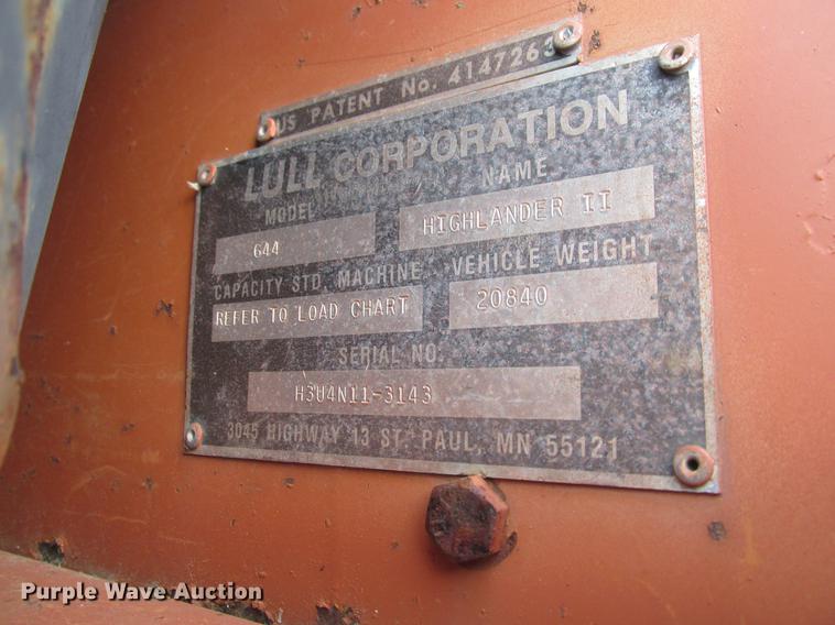 image for item DE3699 Lull 644 telehandler