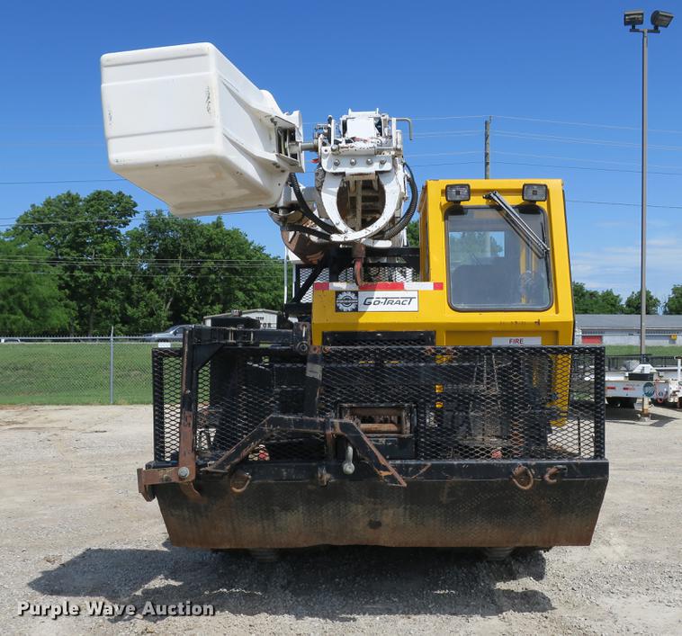 image for item DE3706 1996 Bombardier GT1600NTLFD Go-Tract track carrier with digger derrick