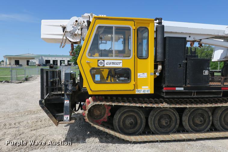 image for item DE3706 1996 Bombardier GT1600NTLFD Go-Tract track carrier with digger derrick