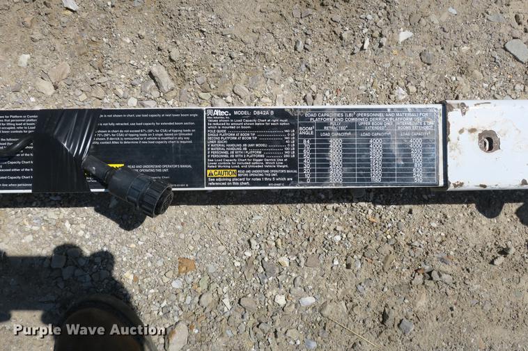 image for item DE3706 1996 Bombardier GT1600NTLFD Go-Tract track carrier with digger derrick