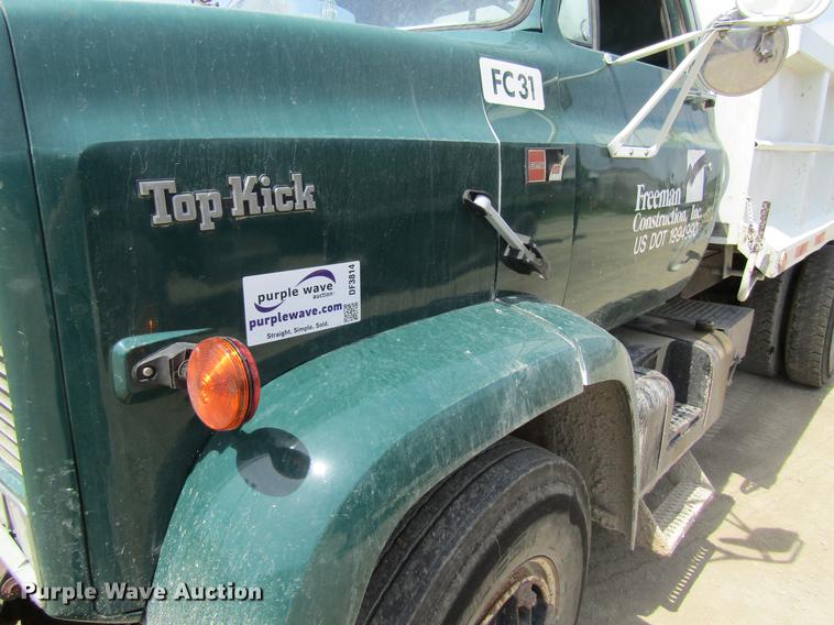 image for item DF3814 1989 GMC C7000 dump truck