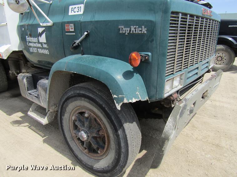 image for item DF3814 1989 GMC C7000 dump truck