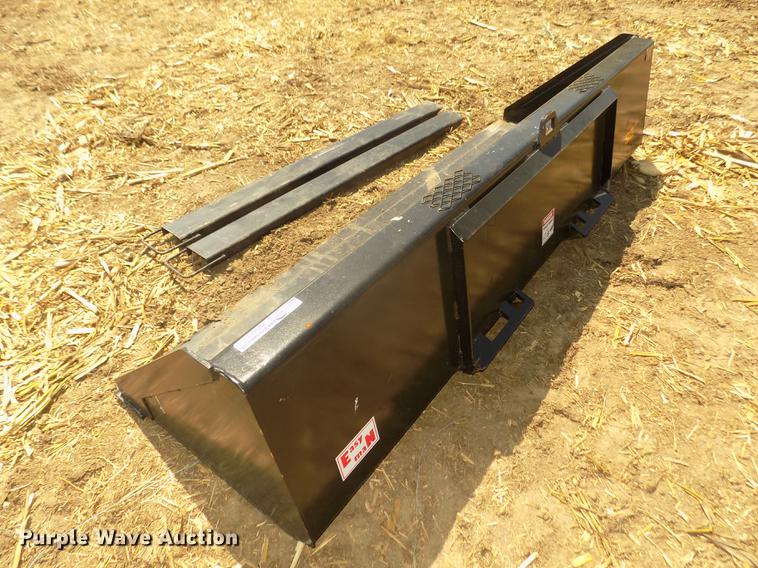 2018 Easy man skid steer bucket and fork extensions in Pender, NE Item DZ9504 sold Purple Wave