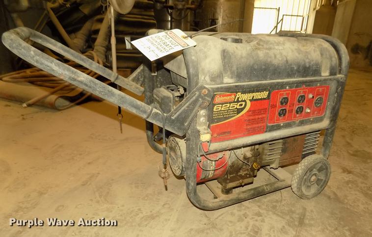image for item DZ9508 Coleman Powermate 6250 generator