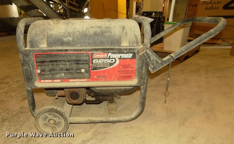 image for item DZ9508 Coleman Powermate 6250 generator