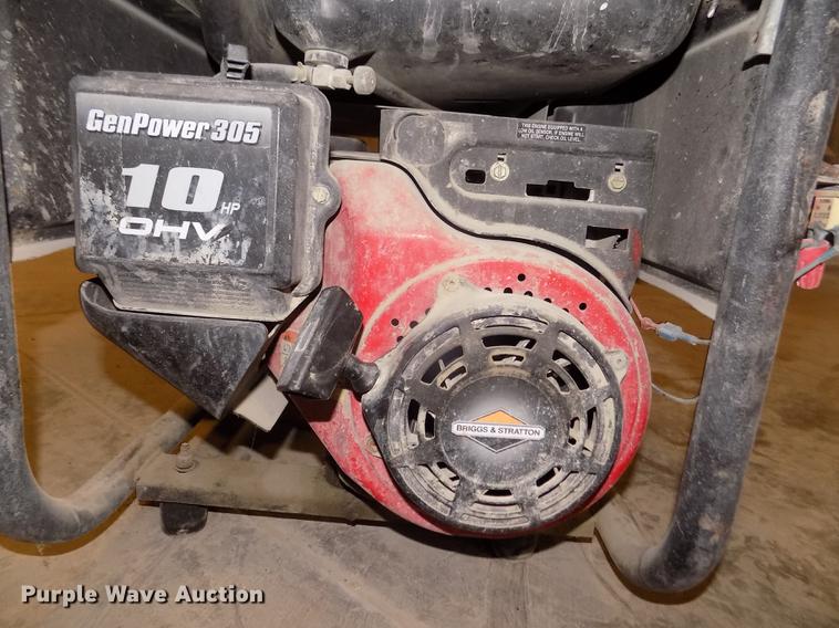 image for item DZ9508 Coleman Powermate 6250 generator