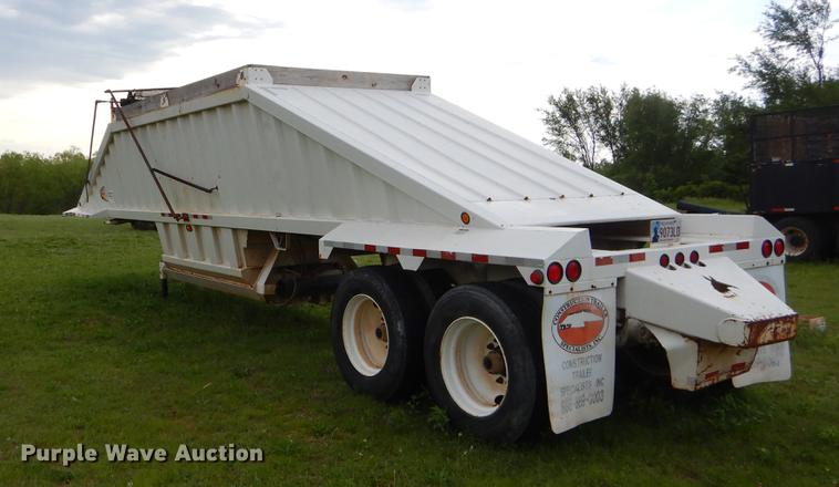 image for item EI9153 2009 CTS BDT-40 bottom dump trailer