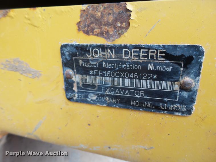 image for item EI9607 2007 John Deere 160C LC excavator