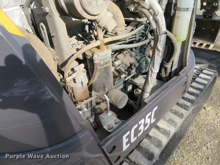 image for item EJ9589 2014 Volvo EC35C mini excavator
