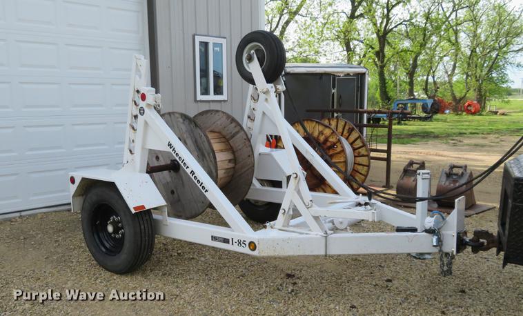 image for item EJ9590 2016 Slabach Wheeler Reeler reel trailer