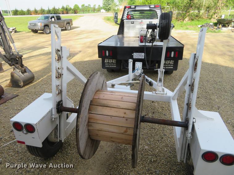 image for item EJ9590 2016 Slabach Wheeler Reeler reel trailer