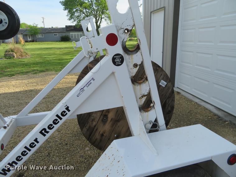 image for item EJ9590 2016 Slabach Wheeler Reeler reel trailer