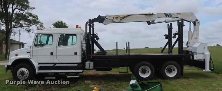 image for item EP9365 2002 Freightliner FL80 Crew Cab crane truck