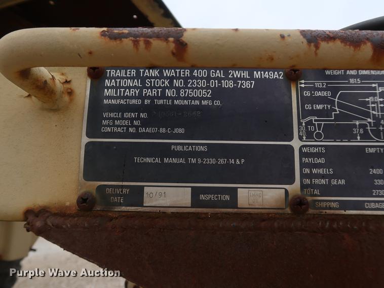 image for item EP9380 Insulated oil tank trailer