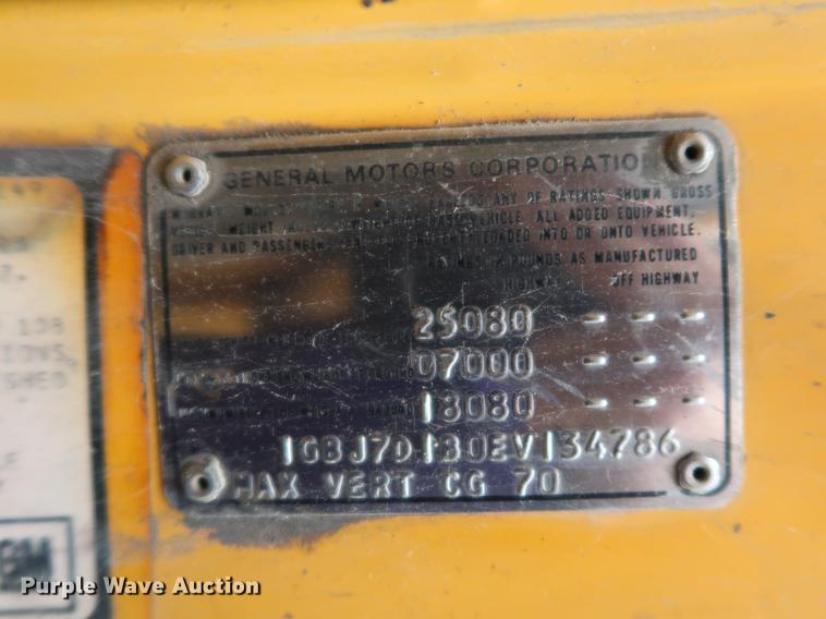 image for item EP9383 1984 Chevrolet C70 oil distributor truck
