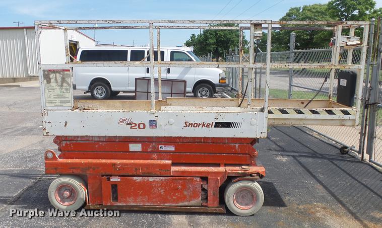 image for item EZ9438 Snorkel SL20 scissor lift