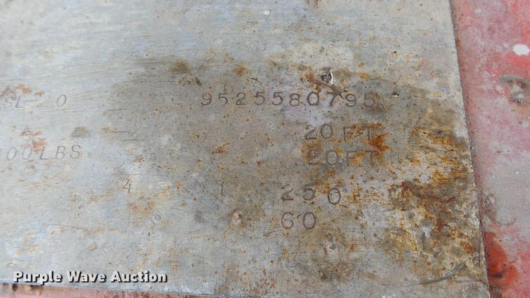 image for item EZ9438 Snorkel SL20 scissor lift