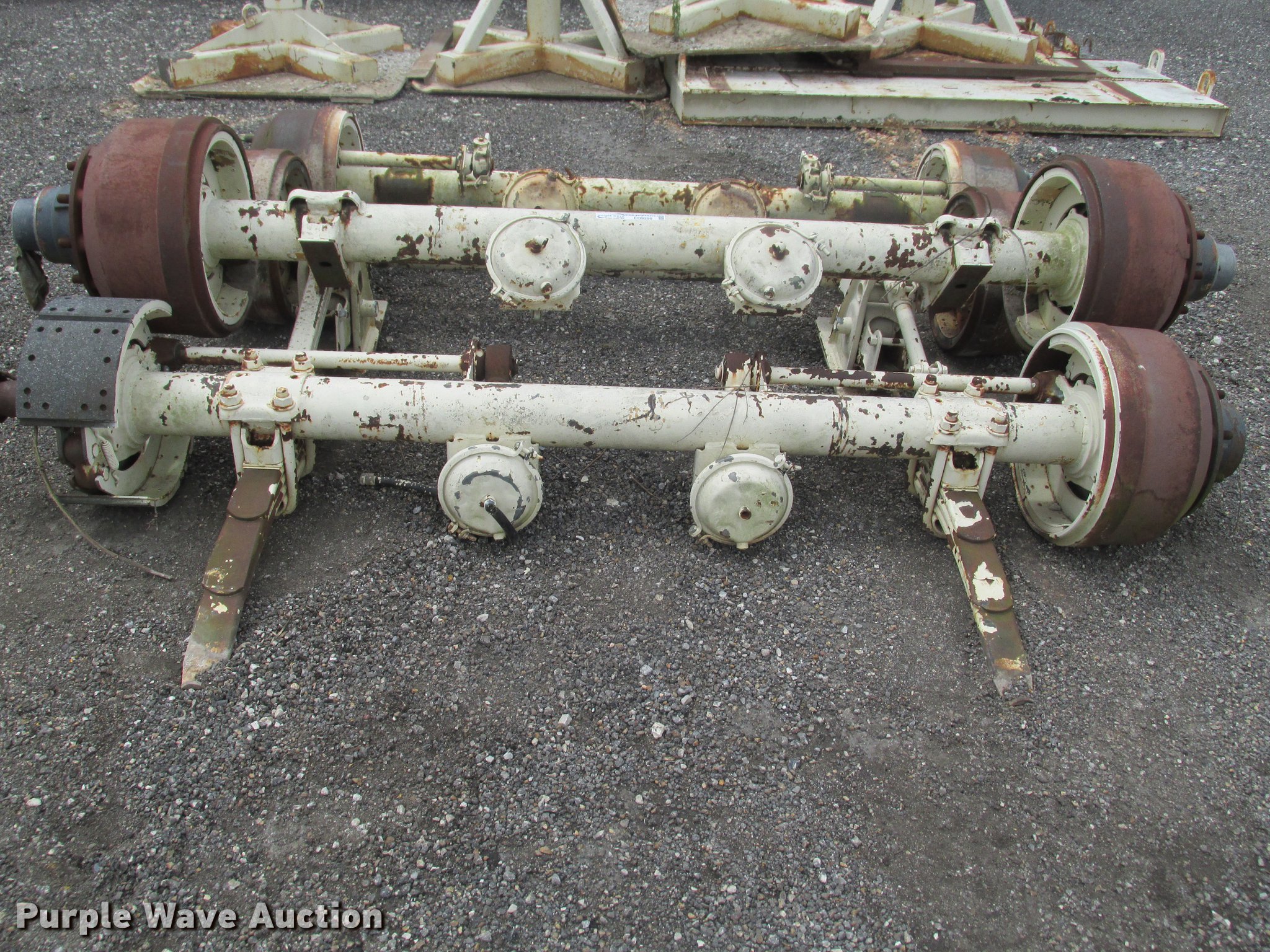 (4) axles in Springfield, MO Item EO9298 sold Purple Wave