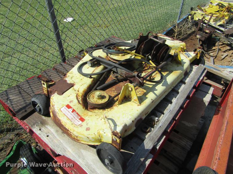 image for item BU9718 (2) John Deere lawn mower decks