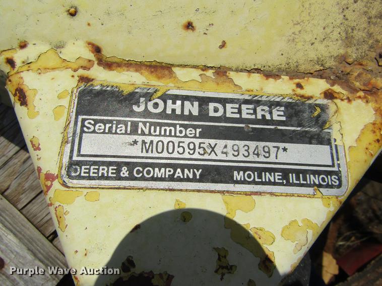 image for item BU9718 (2) John Deere lawn mower decks