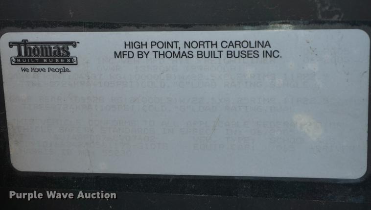 image for item DB6022 2006 Thomas B2 school bus